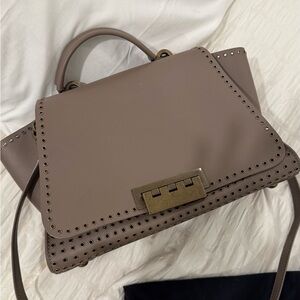 Zac Posen Taupe Satchel